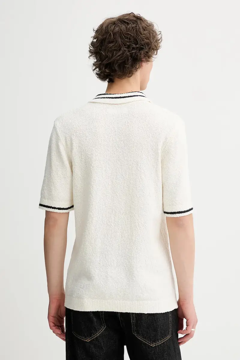 Samsoe Samsoe Polo Uomo Beige 3121563 miniatura 3