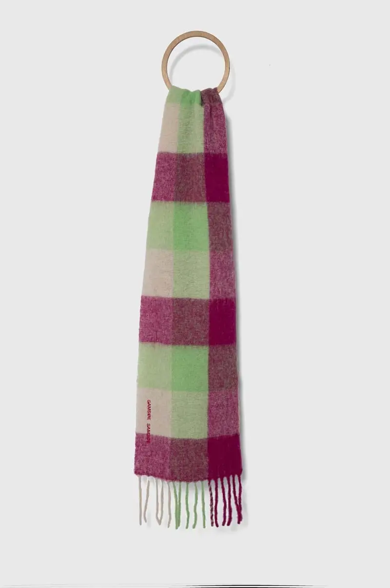 sciarpa in lana Rosa