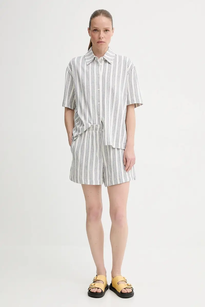 shorts SAKAJA donna colore bianco F25200035 miniatura 2