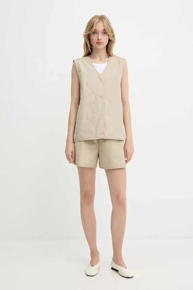 smanicato SAYUNA donna colore beige F25200002 miniatura 2