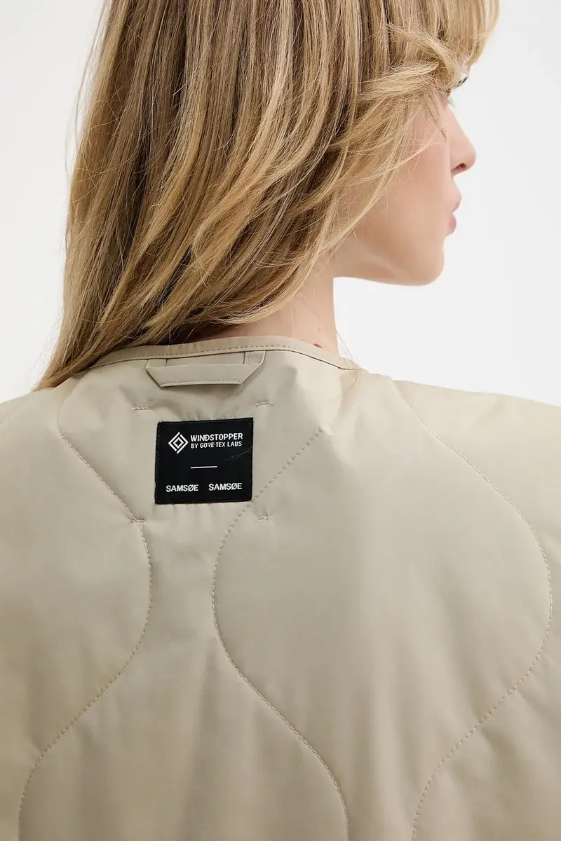 smanicato SAYUNA donna colore beige F25200002 miniatura 4