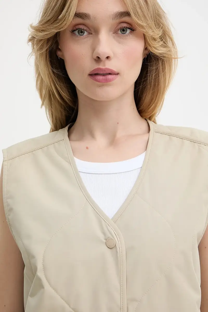 smanicato SAYUNA donna colore beige F25200002 miniatura 5