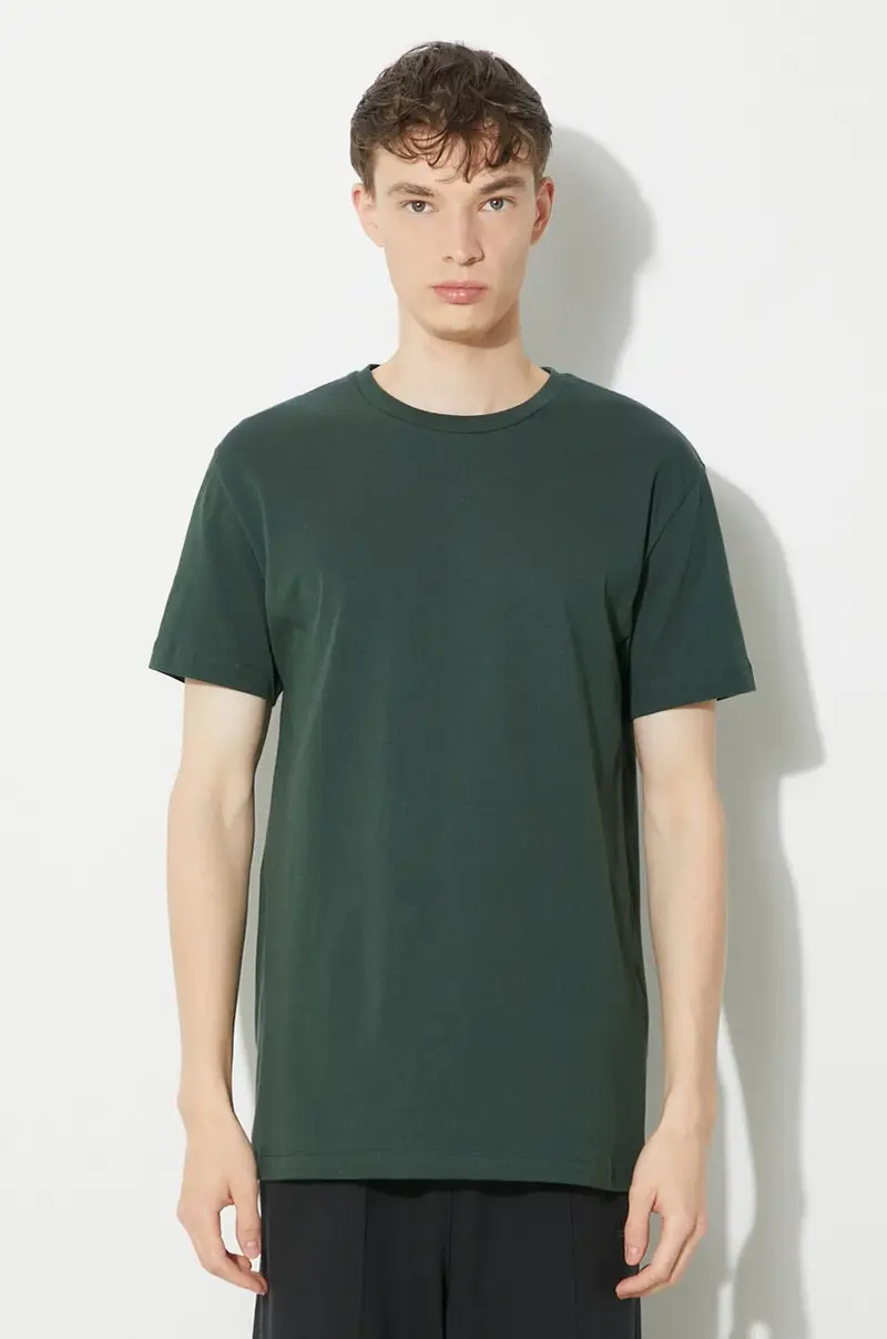 t-shirt in cotone colore verde
