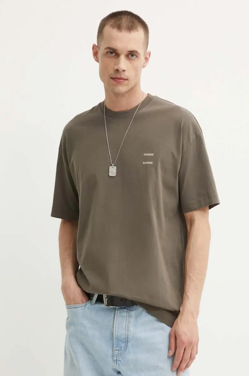 Samsoe Samsoe T-shirt Uomo Verde 2261642