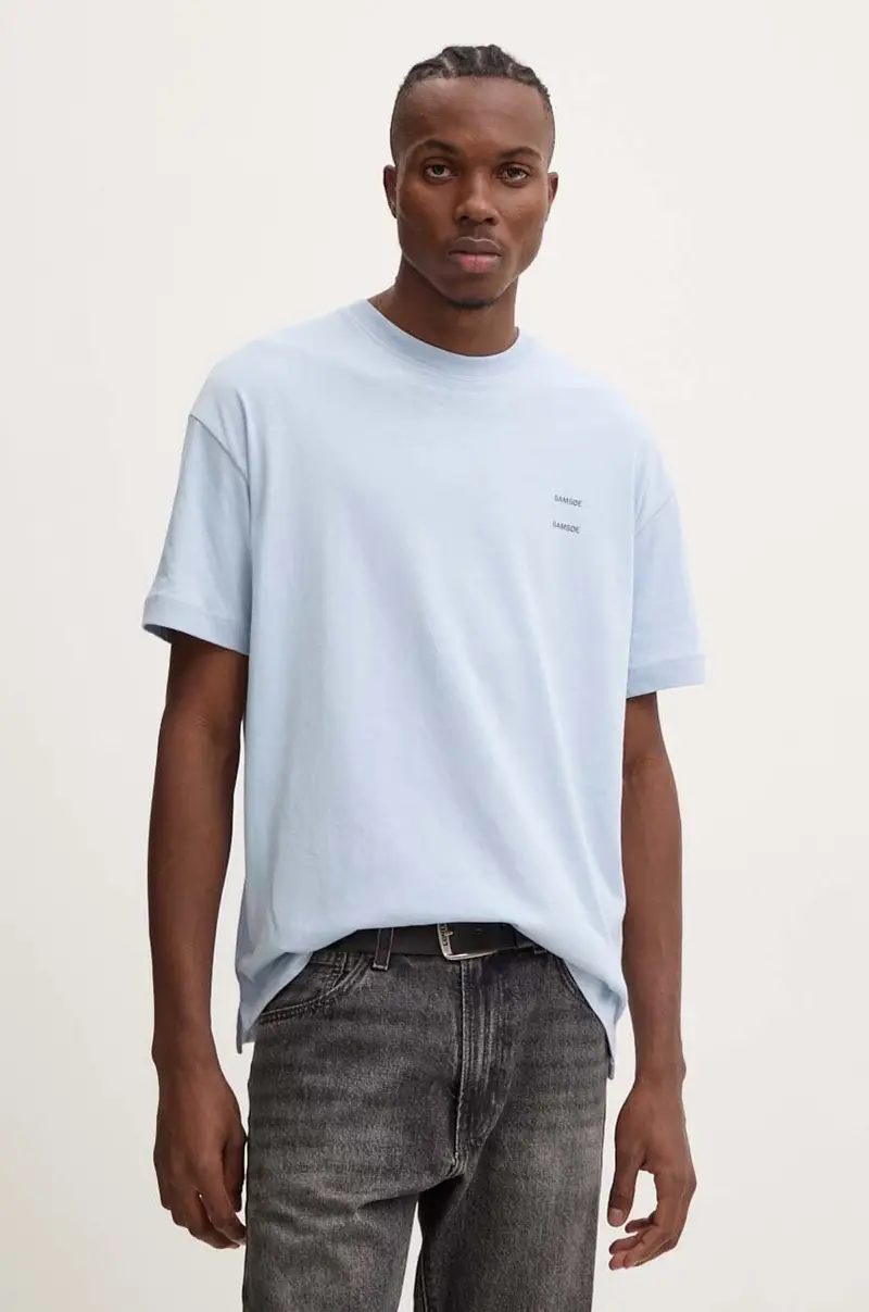 Samsoe Samsoe T-shirt Uomo Blu 2246319
