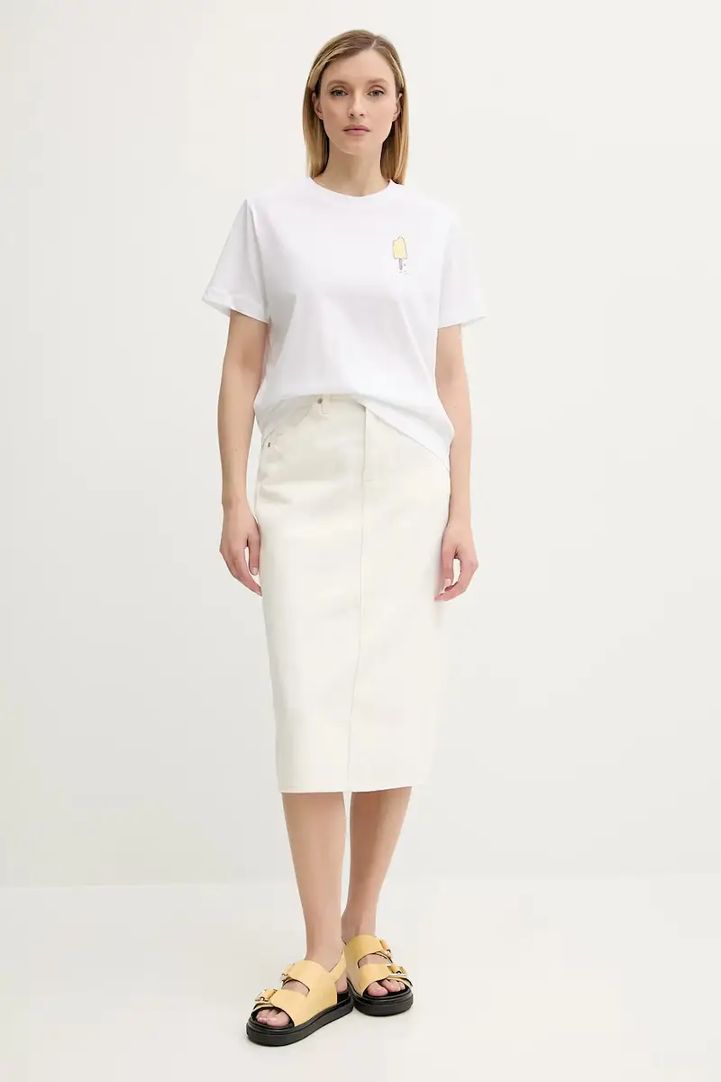 Samsoe Samsoe T-shirt Donna Bianco 3577251 miniatura 2