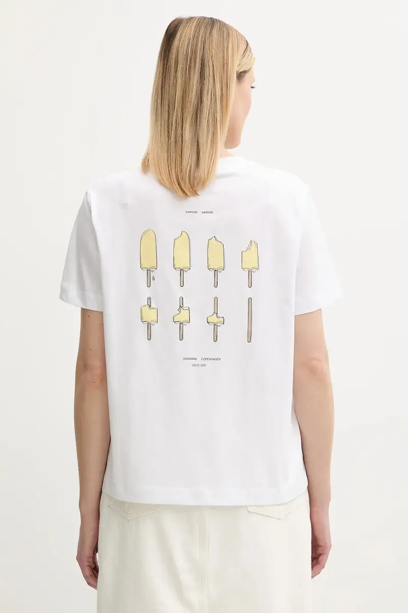 Samsoe Samsoe T-shirt Donna Bianco 3577251 miniatura 3