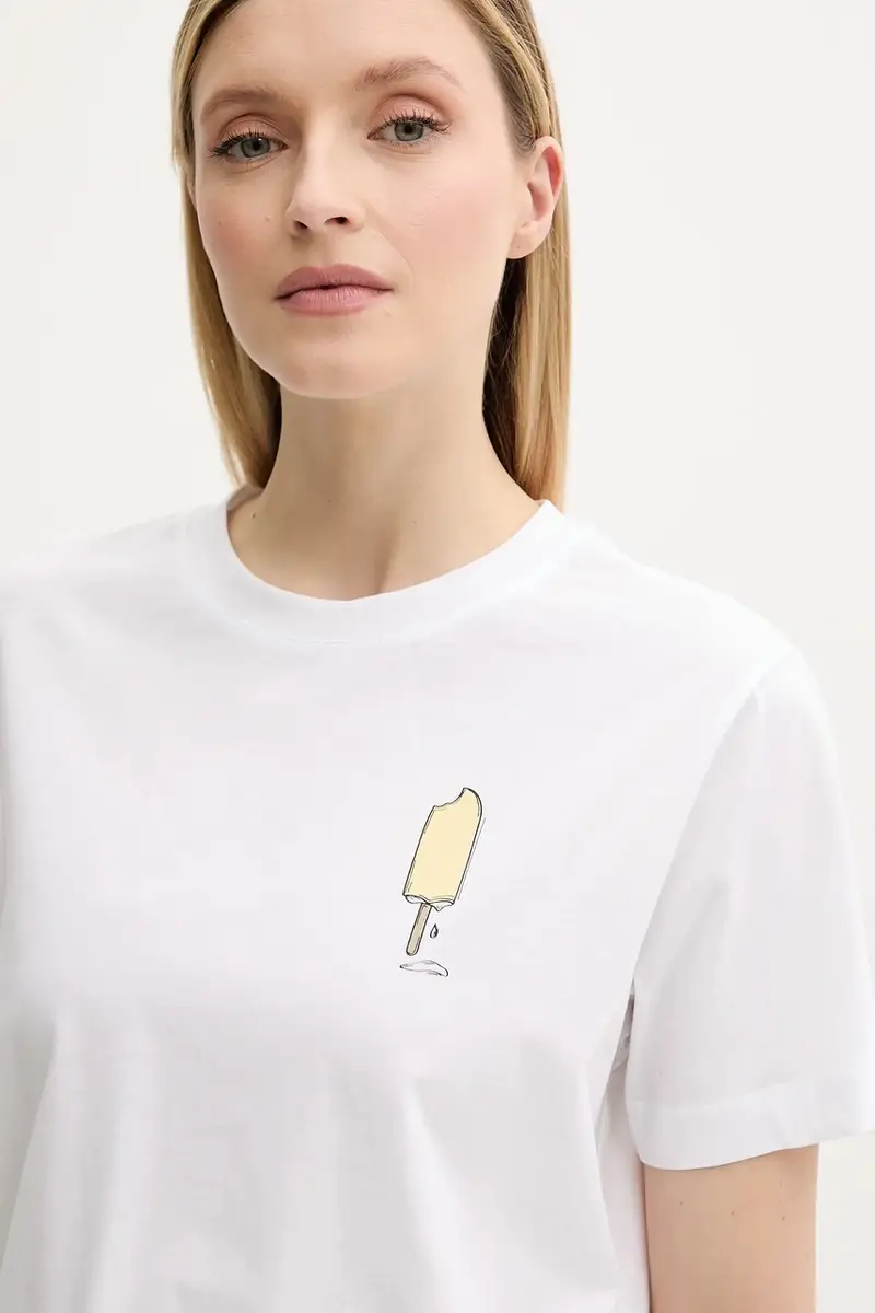 Samsoe Samsoe T-shirt Donna Bianco 3577251 miniatura 4