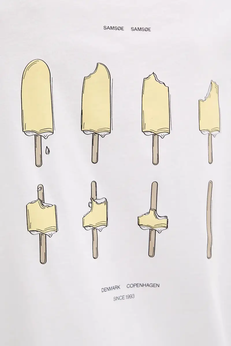 Samsoe Samsoe T-shirt Donna Bianco 3577251 miniatura 5