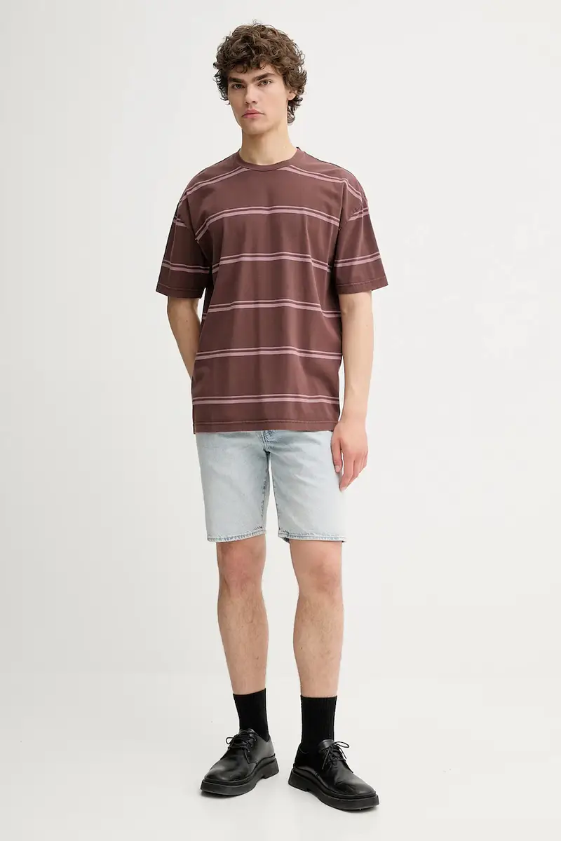 Samsoe Samsoe T-shirt Uomo Marrone 3121701 miniatura 2