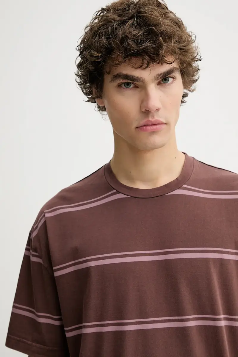 Samsoe Samsoe T-shirt Uomo Marrone 3121701 miniatura 4