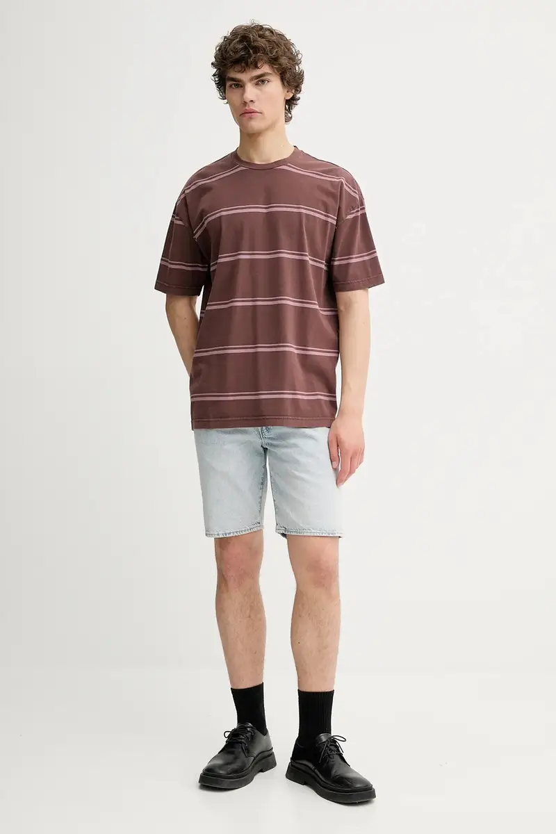 Samsoe Samsoe T-shirt Uomo Marrone 3618395 miniatura 2