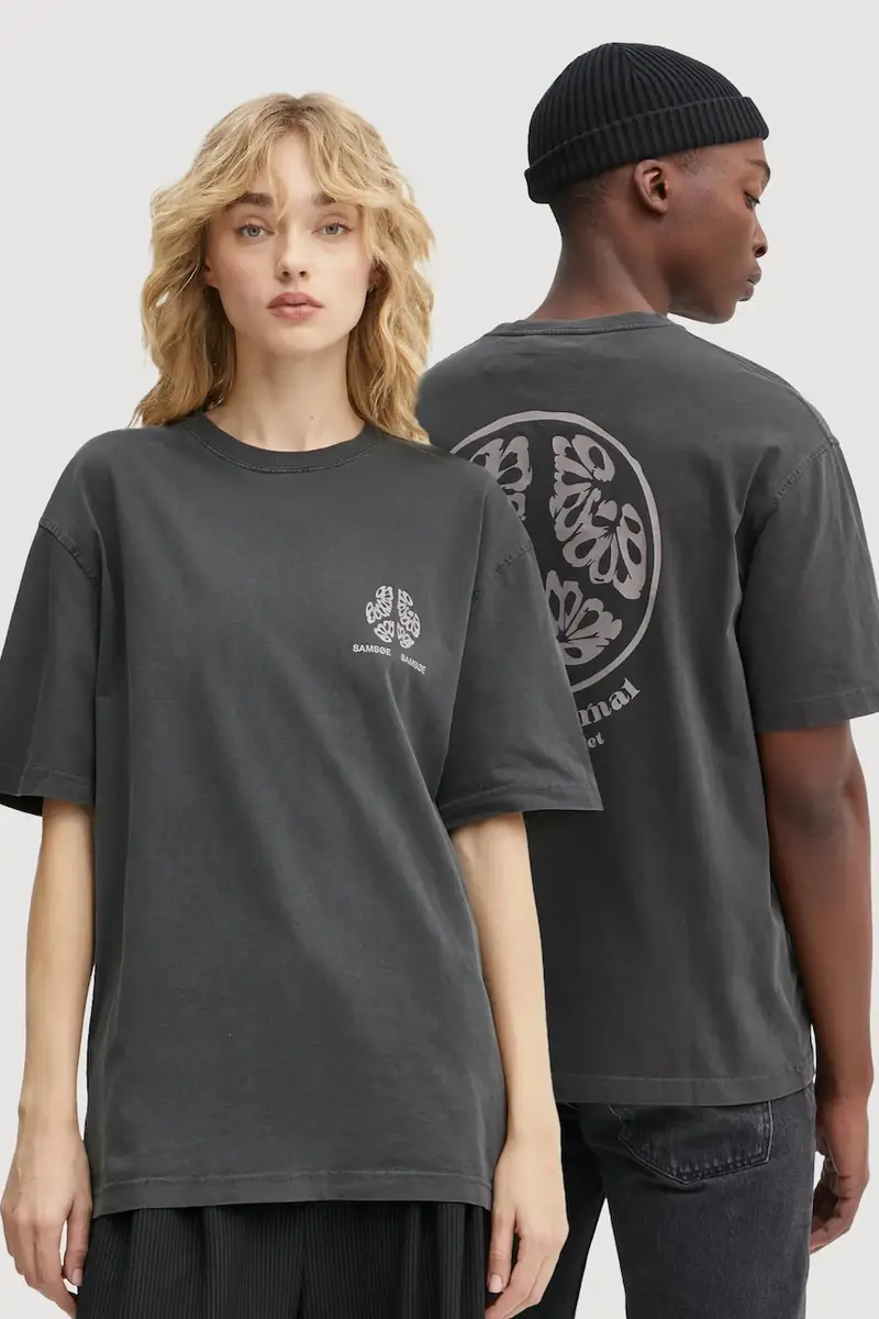 t-shirt in cotone SAJOURNAL colore grigio U24400006