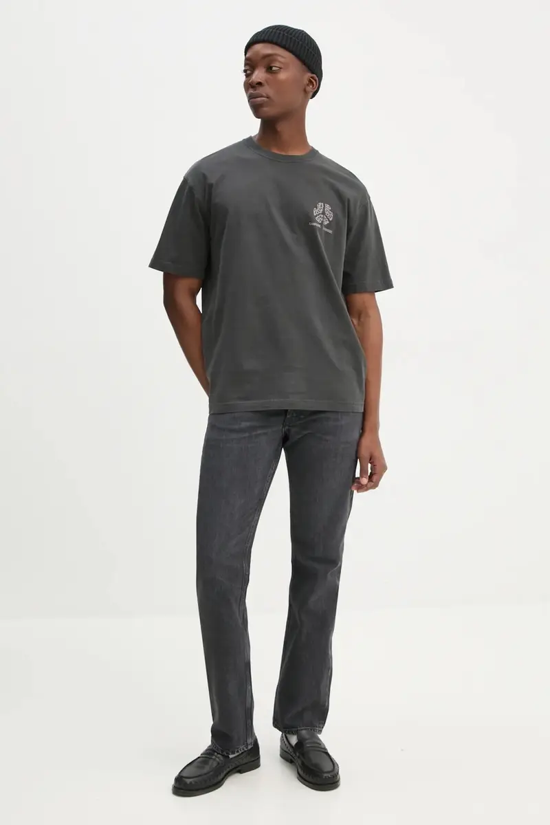 t-shirt in cotone SAJOURNAL colore grigio U24400006 miniatura 4