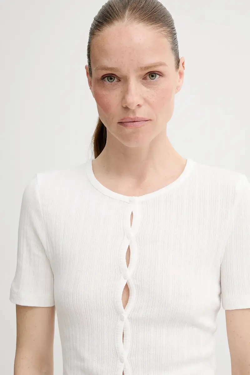 Samsoe Samsoe T-shirt Donna Bianco 3577209 miniatura 4