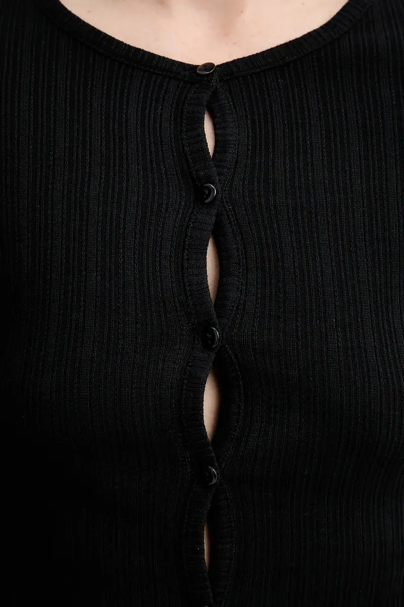 Samsoe Samsoe T-shirt Donna Nero 3121780 miniatura 5