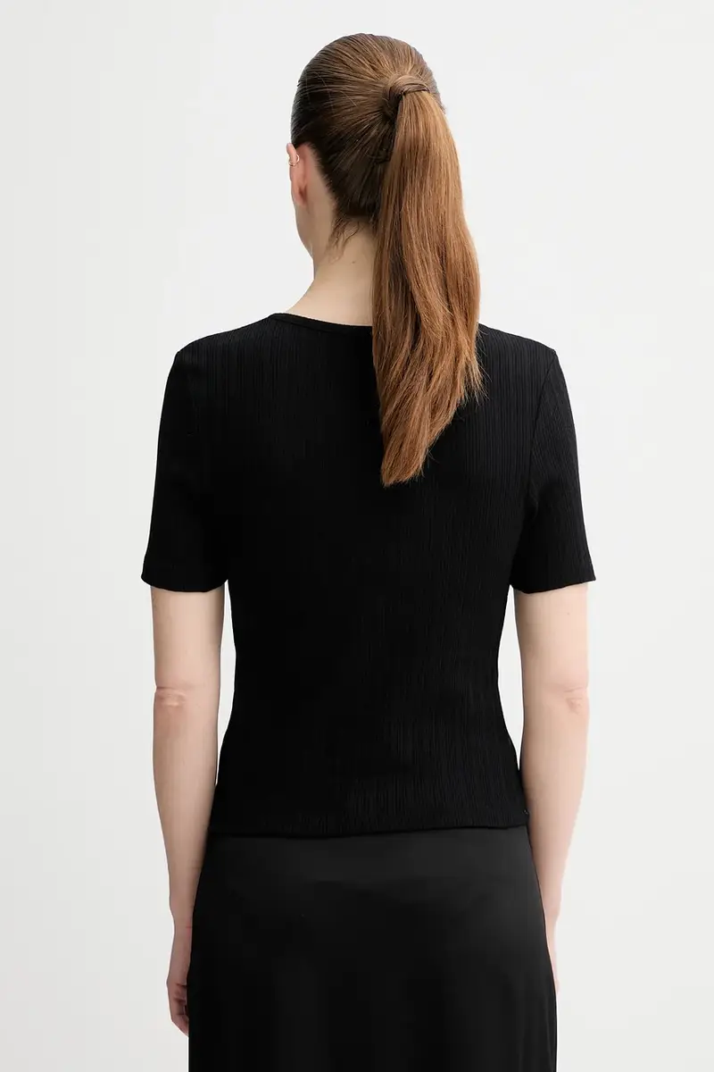 Samsoe Samsoe T-shirt Donna Nero 3636437 miniatura 3