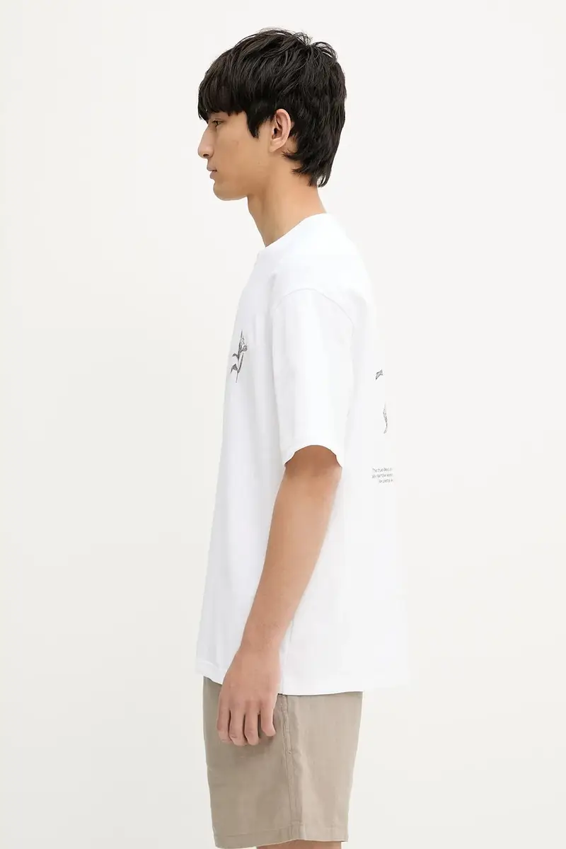 Samsoe Samsoe T-shirt Uomo Bianco 3577269 miniatura 2