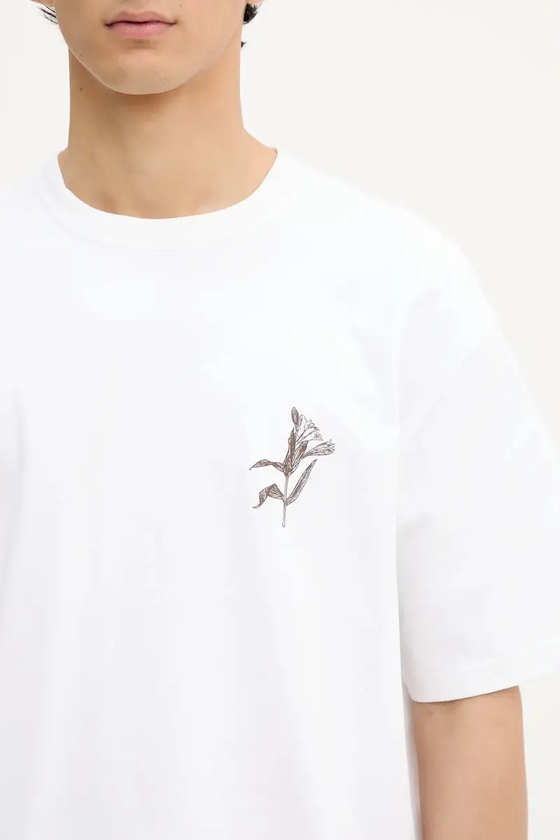 Samsoe Samsoe T-shirt Uomo Bianco 3577269 miniatura 4