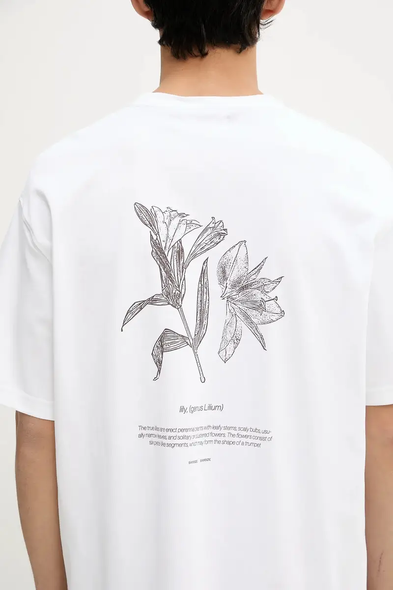 Samsoe Samsoe T-shirt Uomo Bianco 3577269 miniatura 5