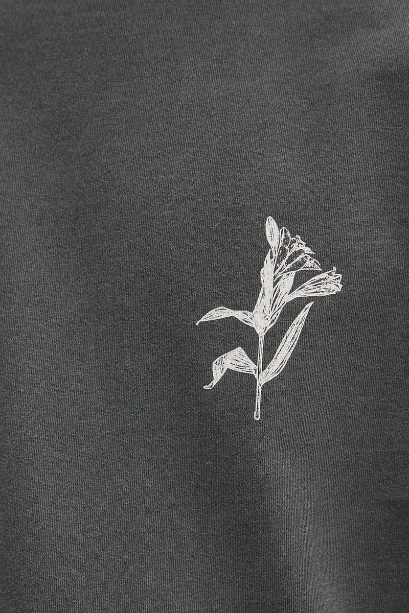 Samsoe Samsoe T-shirt Uomo Grigio 3609934 miniatura 5