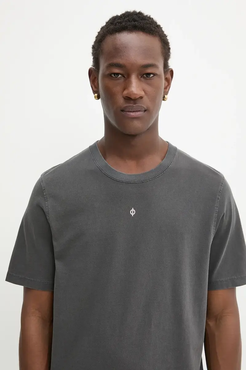 Samsoe Samsoe T-shirt Uomo Grigio 3609926 miniatura 4