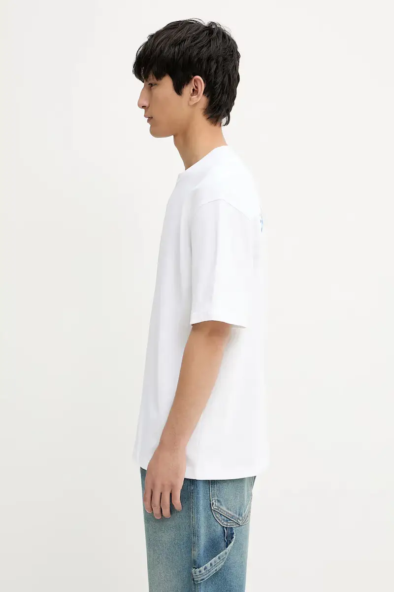 Samsoe Samsoe T-shirt Uomo Bianco 3577247 miniatura 2