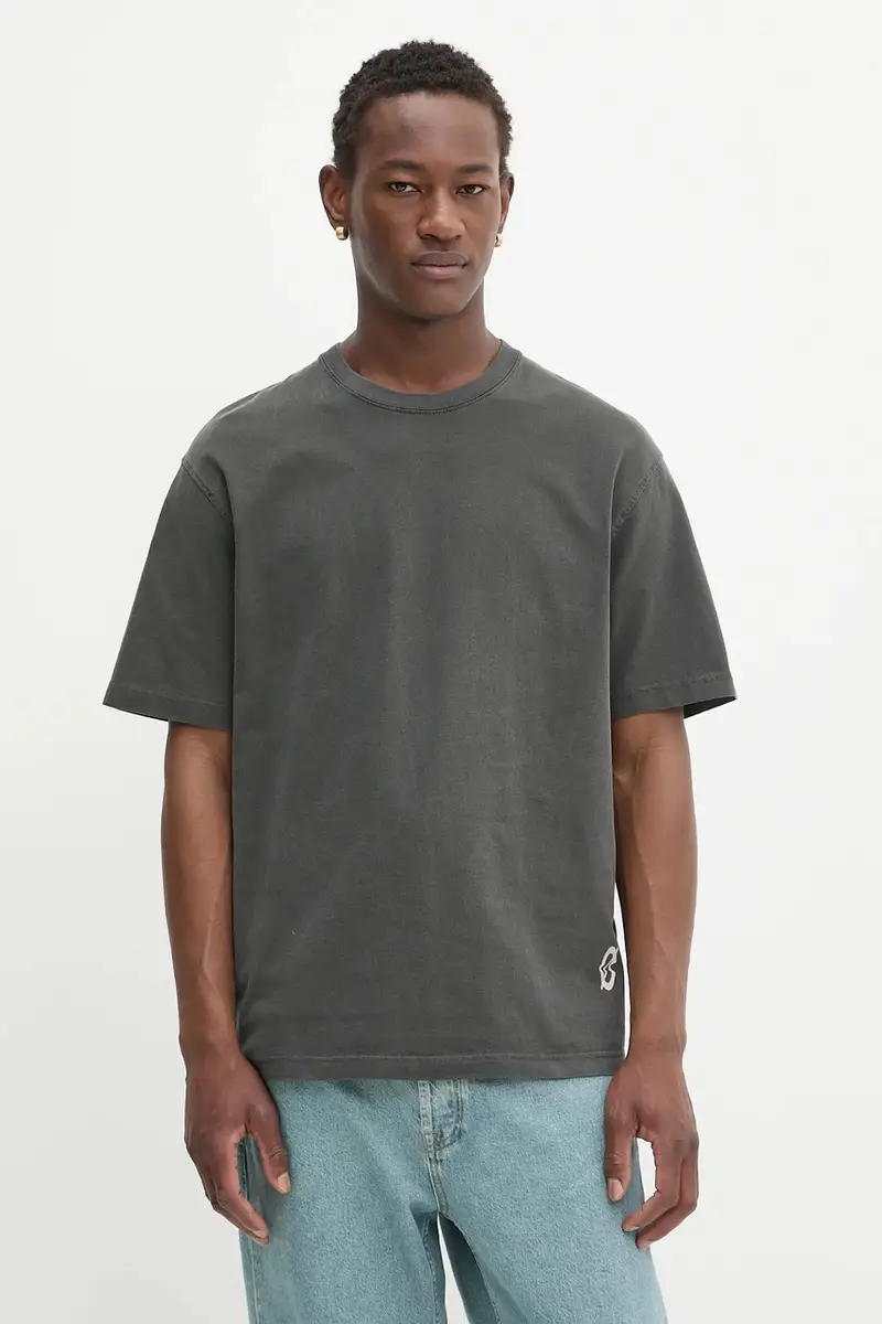 Samsoe Samsoe T-shirt Uomo Grigio 3609931 miniatura 3