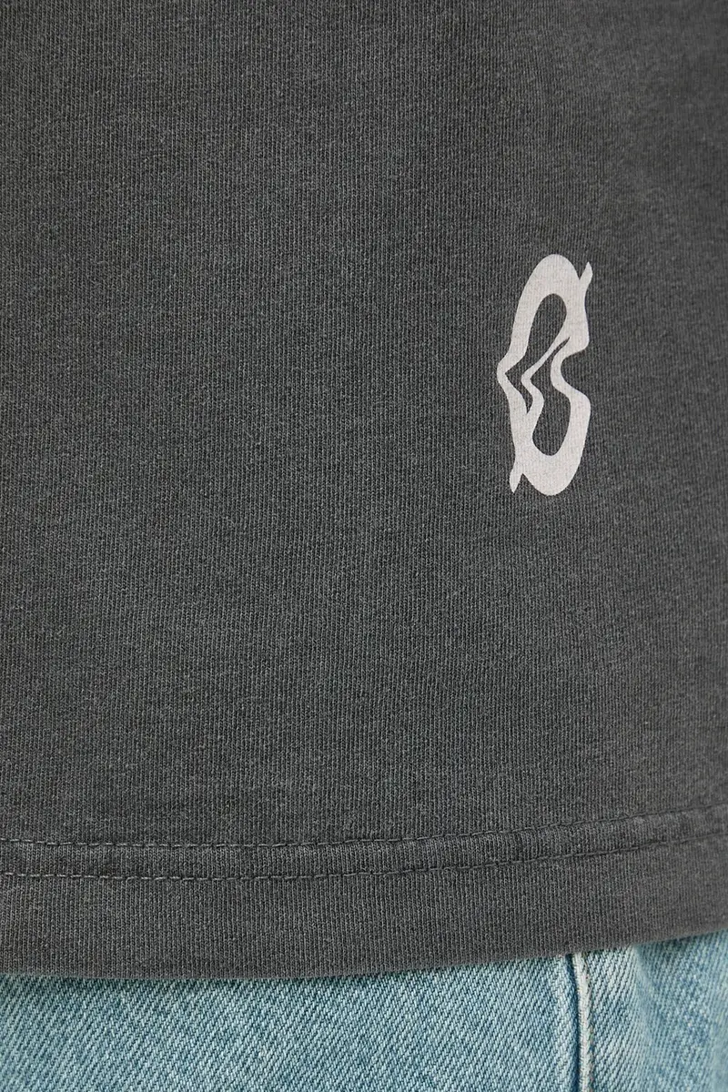 Samsoe Samsoe T-shirt Uomo Grigio 3609931 miniatura 5