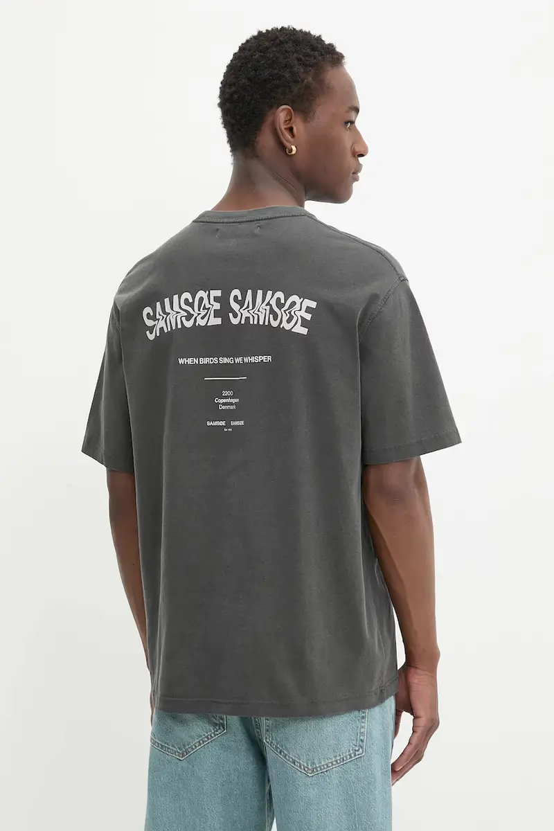 Samsoe Samsoe T-shirt Uomo Grigio 3609931