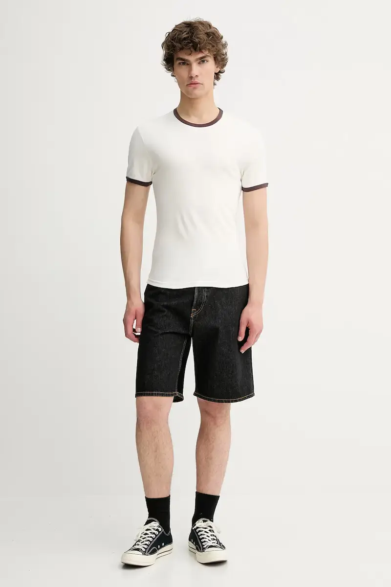 Samsoe Samsoe T-shirt Uomo Beige 3570221 miniatura 2