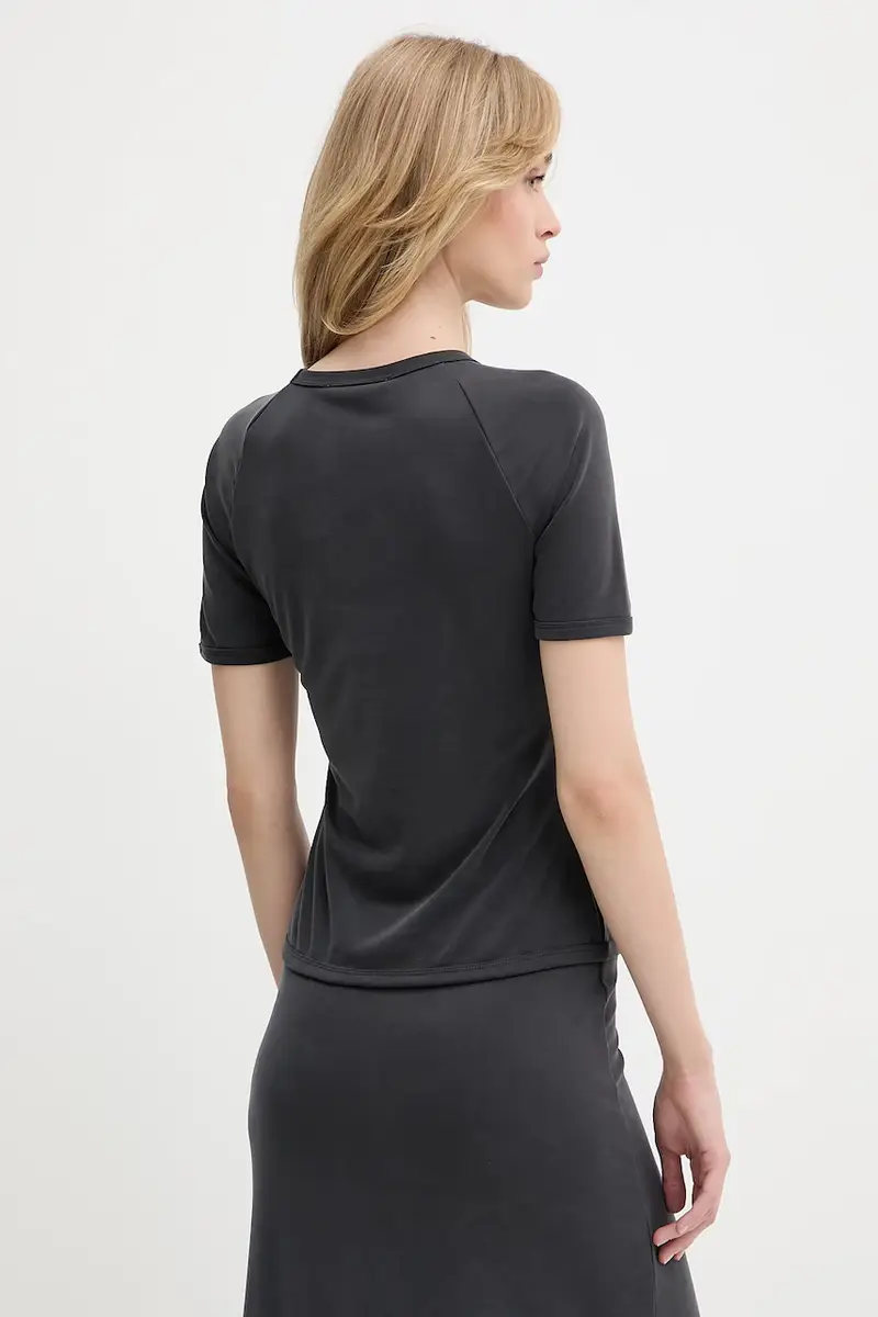 Samsoe Samsoe T-shirt Donna Grigio 3609942 miniatura 3