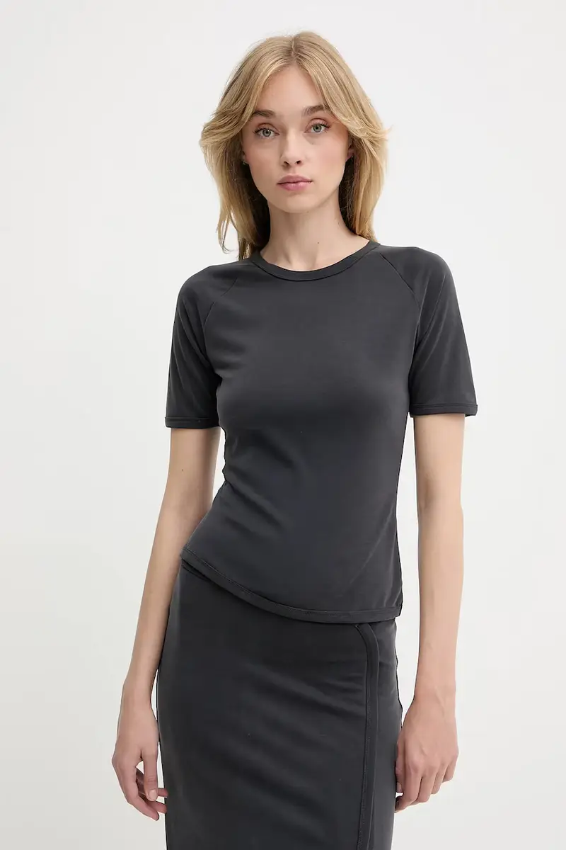 Samsoe Samsoe T-shirt Donna Grigio 3609942