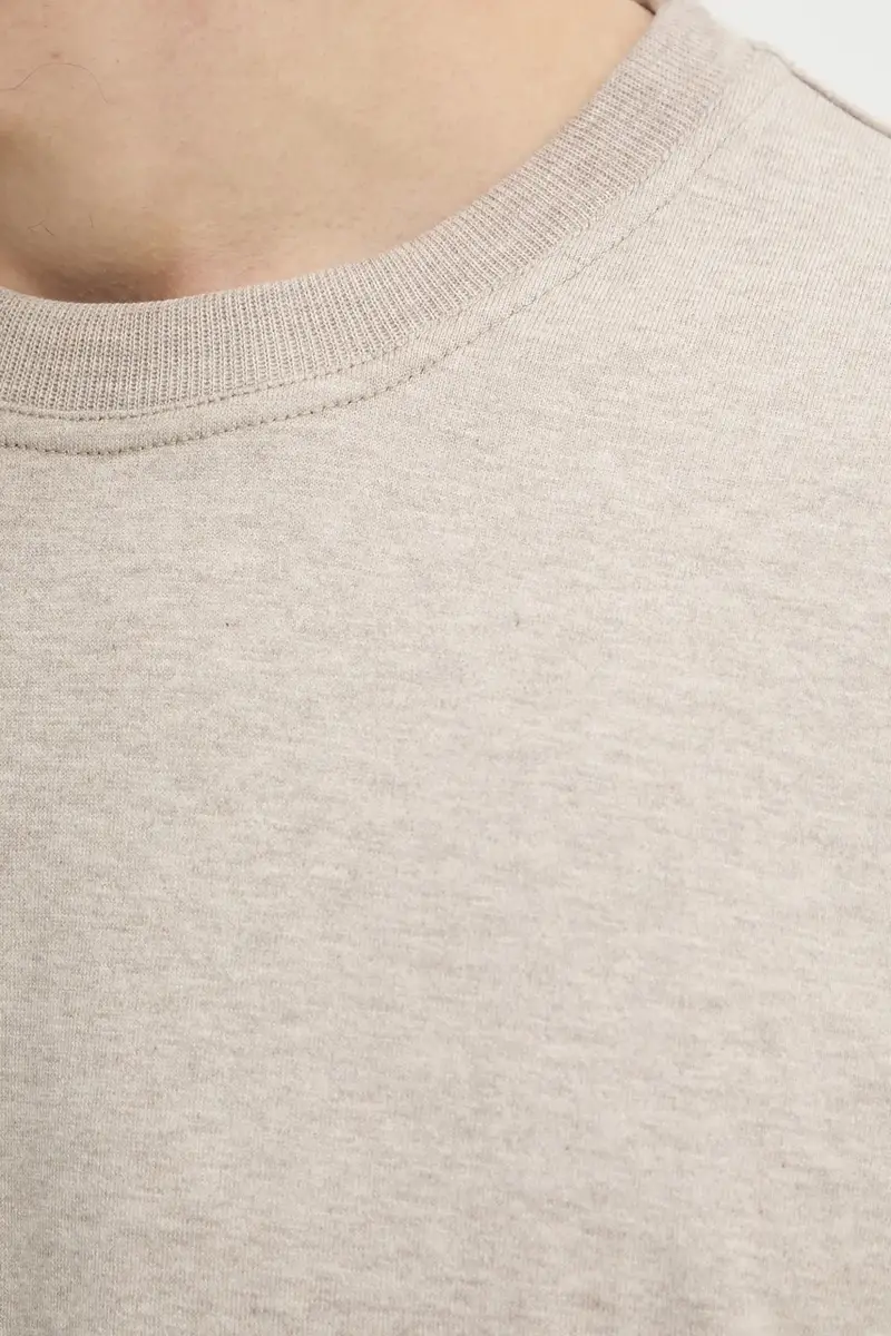 top a maniche lunghe in cotone SAPARKER colore grigio M25100017 miniatura 5