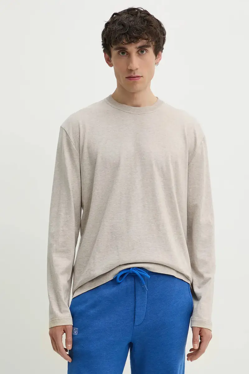 top a maniche lunghe in cotone SAPARKER colore grigio M25100017