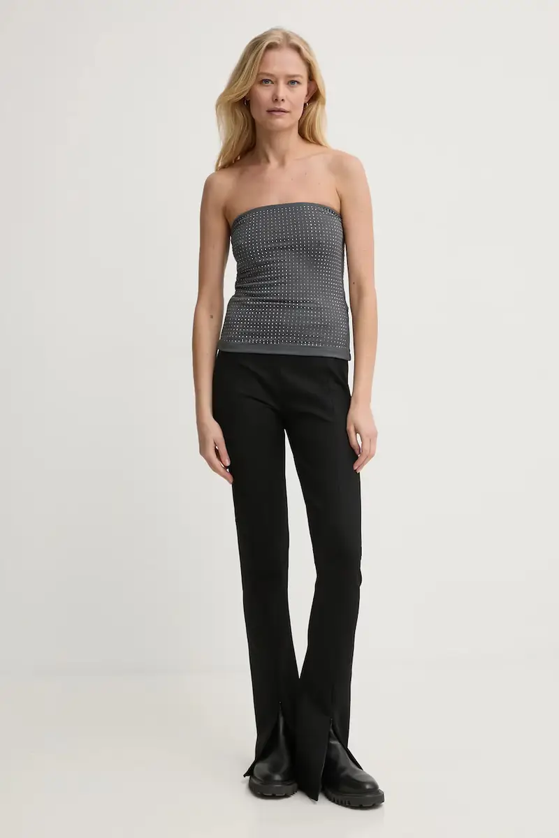 Samsoe Samsoe Top Donna Grigio 3324667 miniatura 2