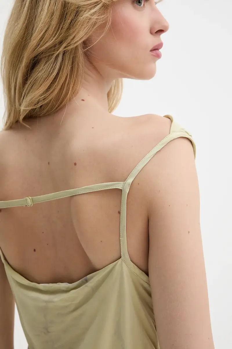 Samsoe Samsoe Top Donna Beige 3570393 miniatura 4