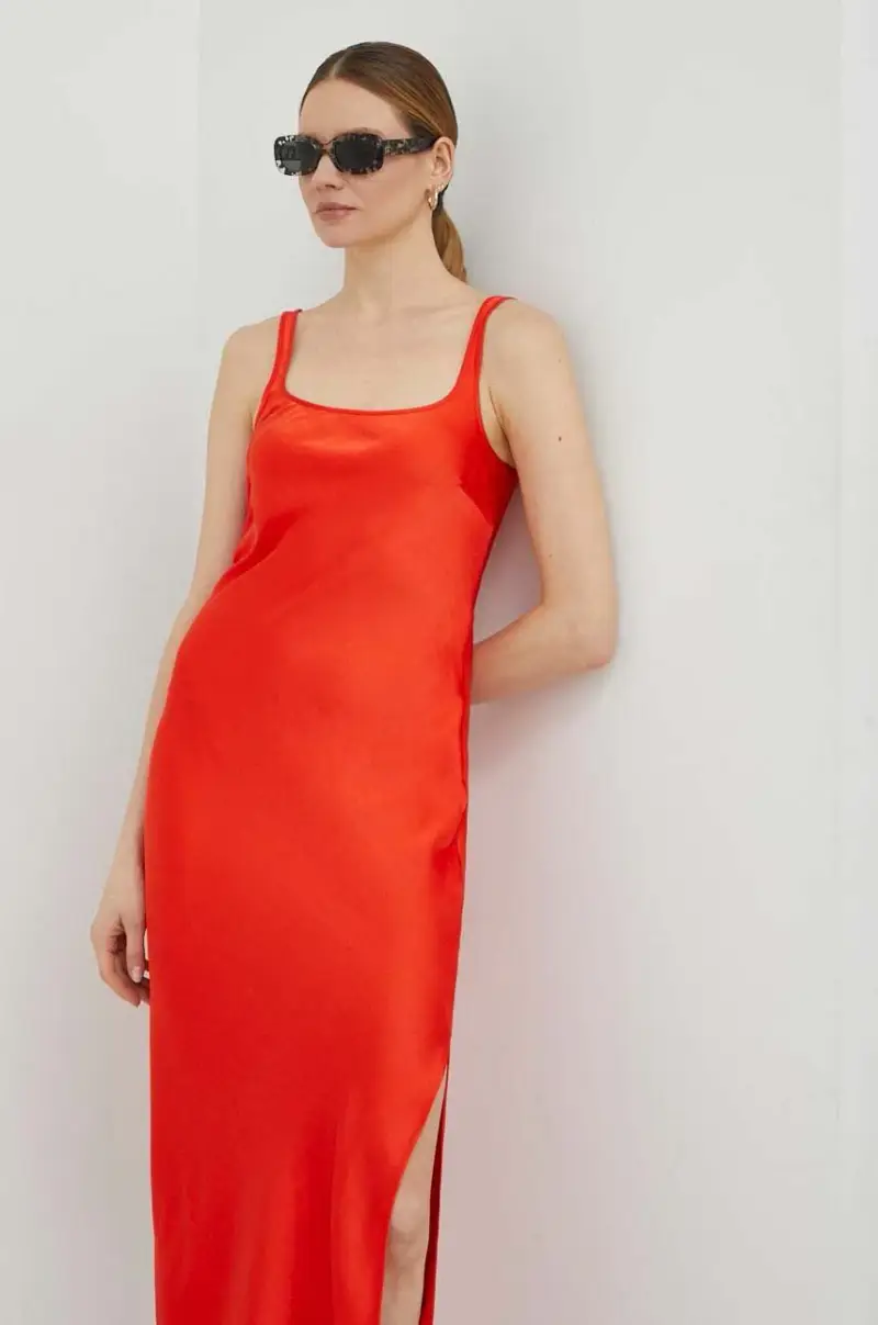 vestito colore arancione miniatura 2