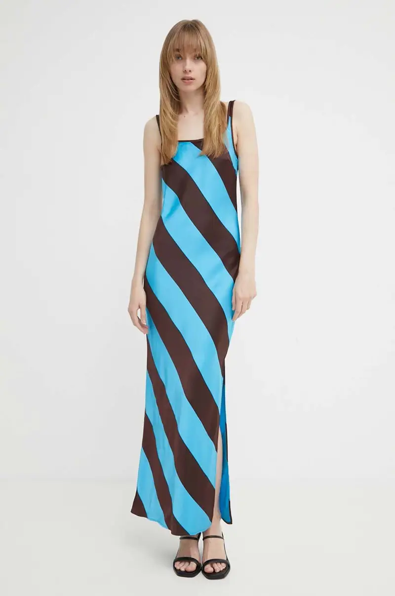 vestito colore arancione Blu