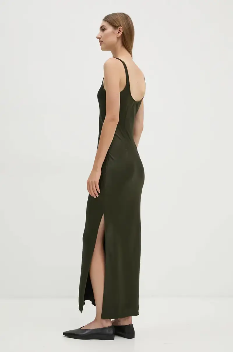 vestito colore arancione Verde miniatura 3