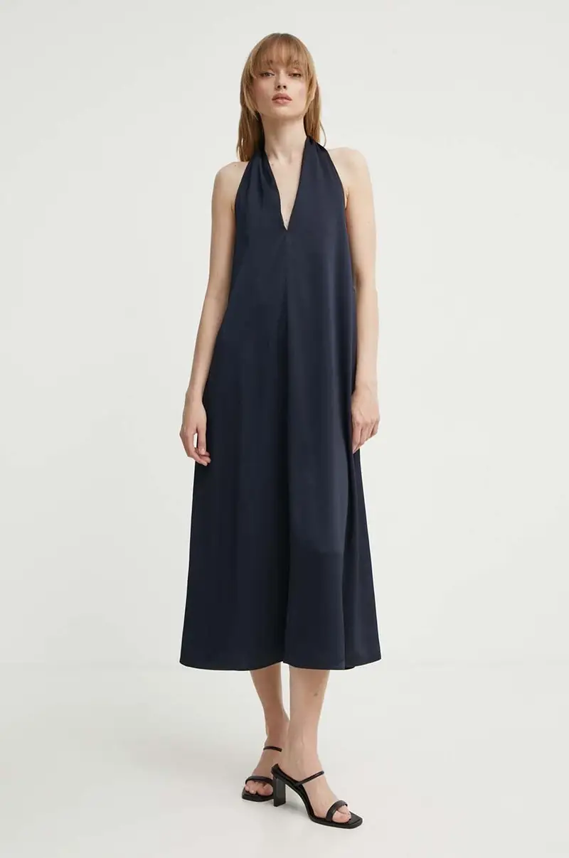 vestito colore blu navy miniatura 2