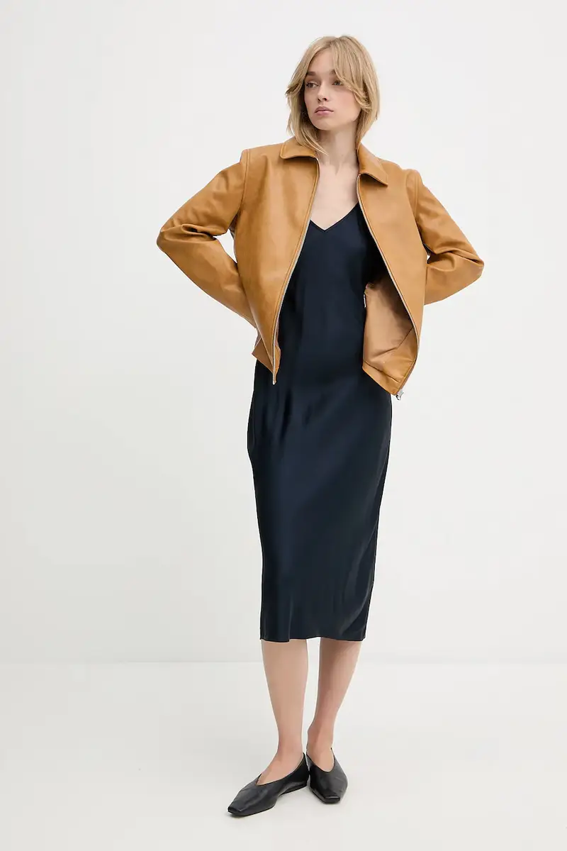 vestito colore nero Blu navy miniatura 2