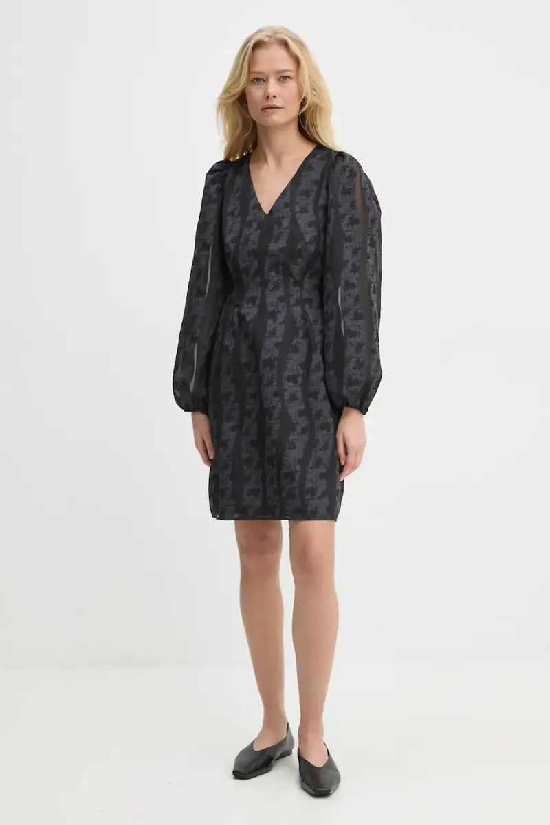 vestito SAANAI colore blu navy F24400156 miniatura 2