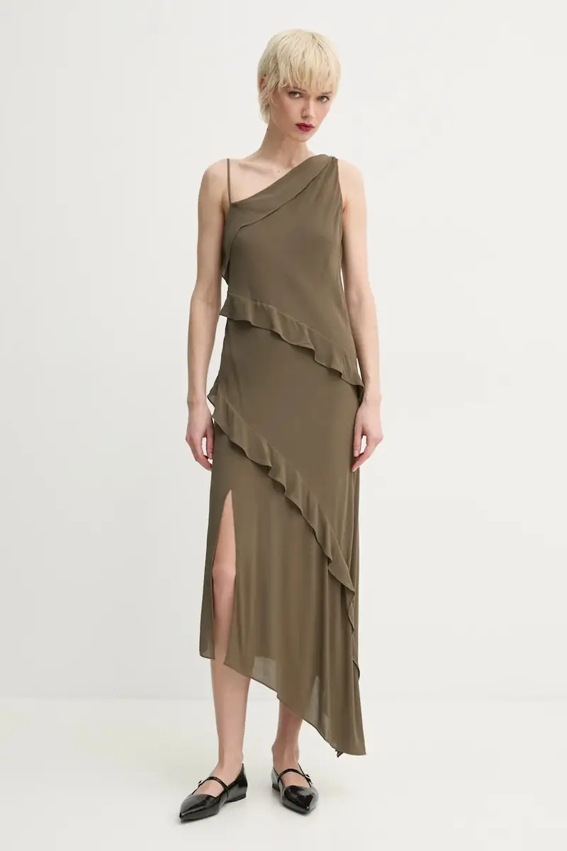 vestito SAMOENA colore verde F25100180