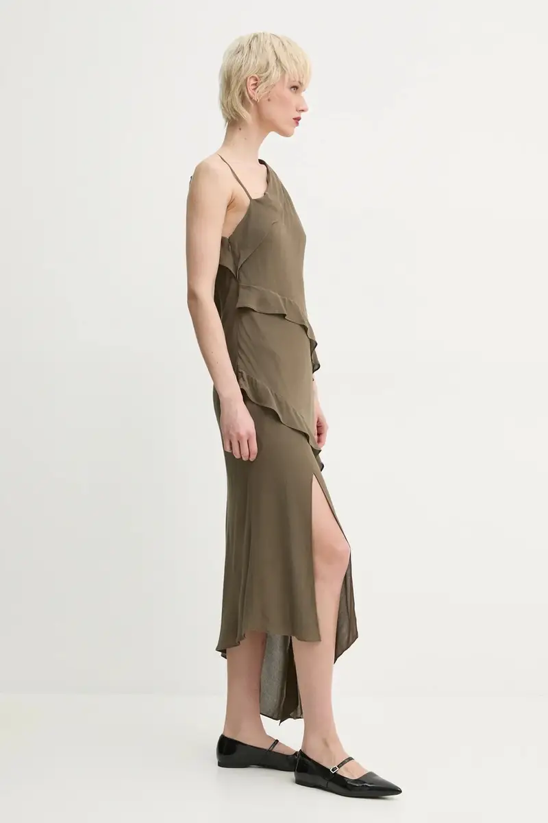 vestito SAMOENA colore verde F25100180 miniatura 4