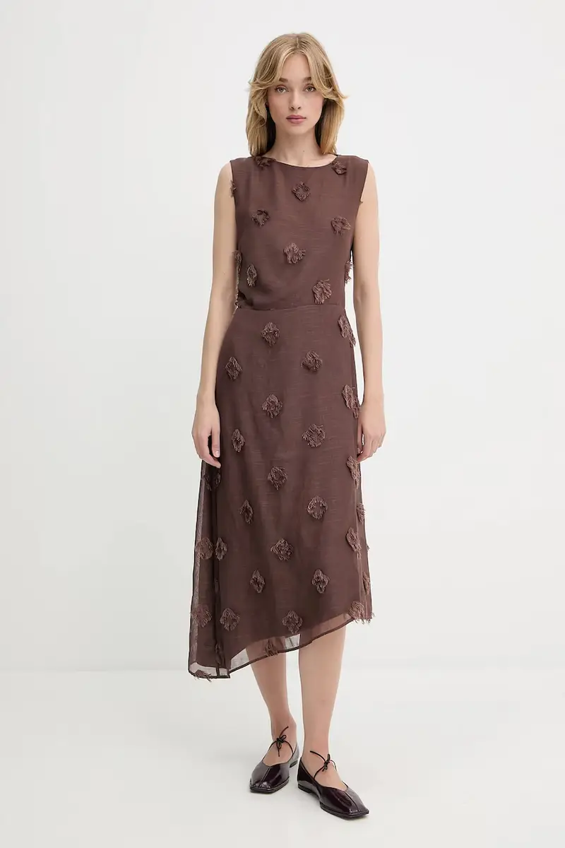 vestito SAPORTOFINO colore marrone F25200057