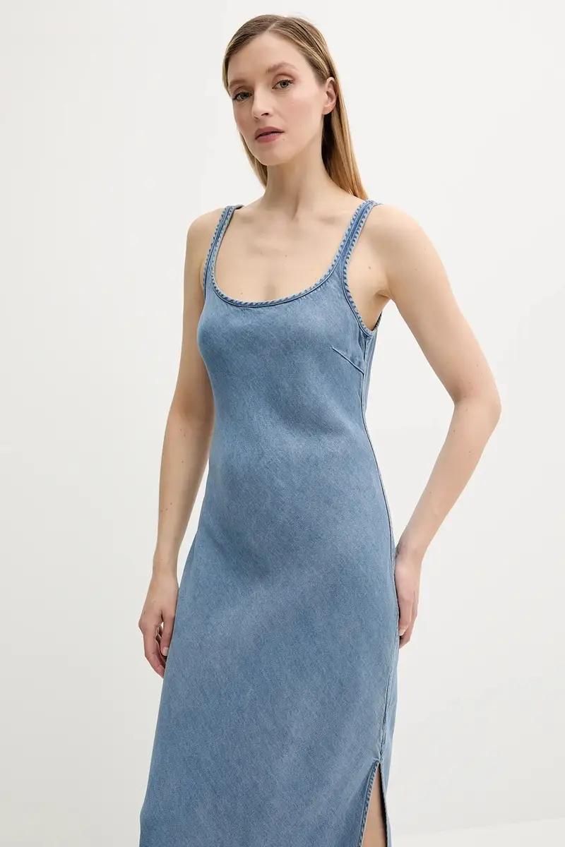 vestito SASUNNA colore blu F25200078 miniatura 4