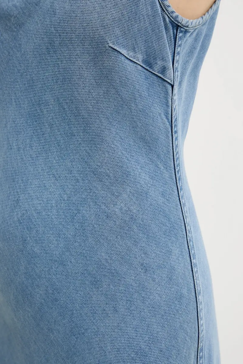 vestito SASUNNA colore blu F25200078 miniatura 5