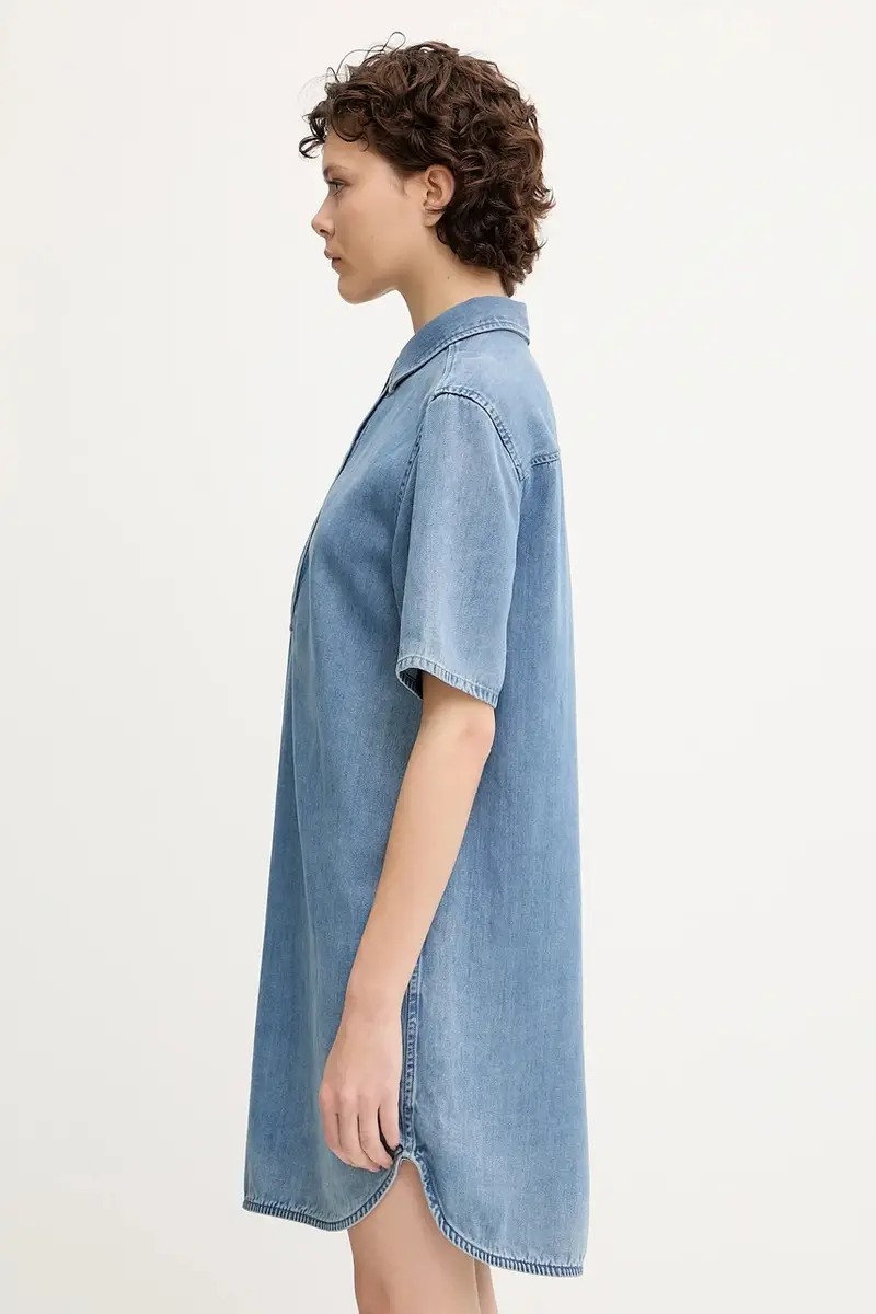 vestito SATONE colore blu F25200172 miniatura 2