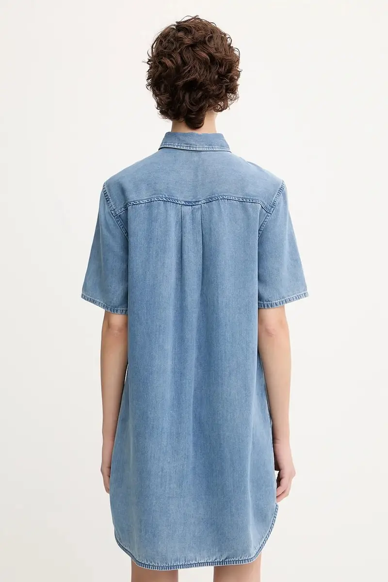 vestito SATONE colore blu F25200172 miniatura 3